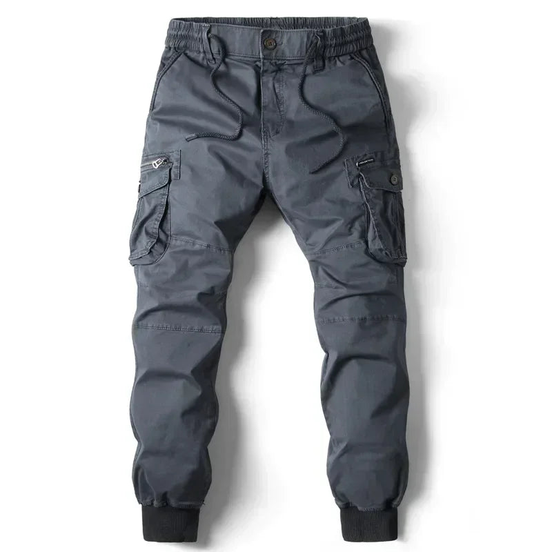 Men Military Tactical Pants Men Washed Overalls Men Beam Pants Male Streetwear Casual Cargo Pants for Men Trousers