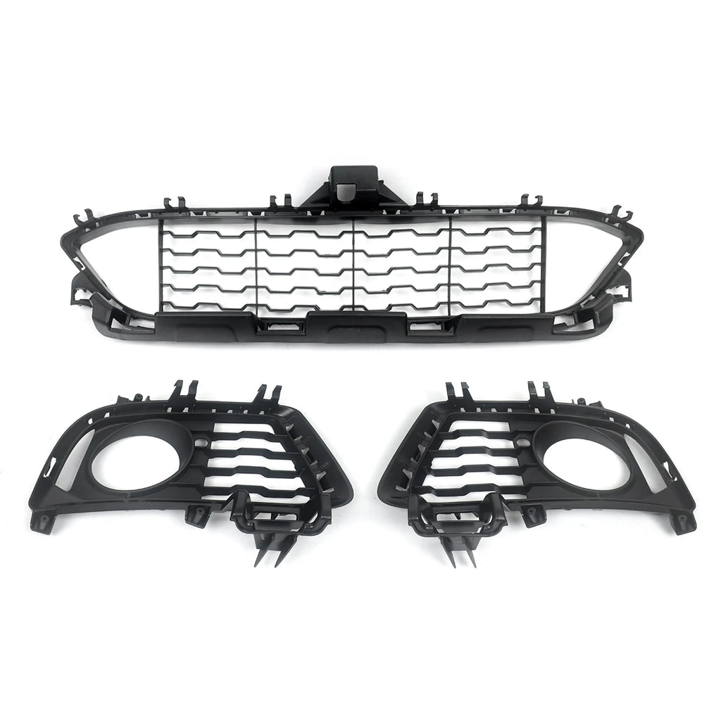 FOR 2013-2019 BMW 3 SERIES F34 GT M SPORT FRONT BUMPER GRILLE & FOG LIGHT COVERS