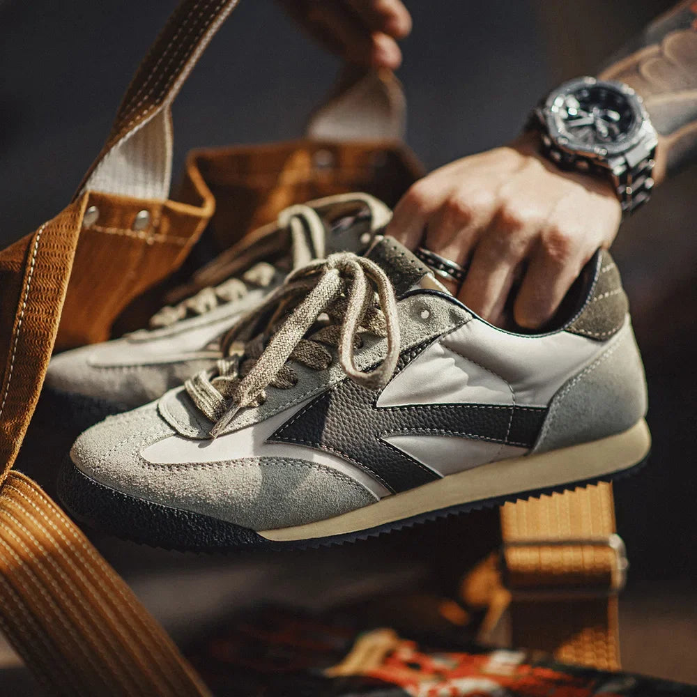 Maden Men's Shoes Discovery Series Retro Jogging Spring Casual Breathable Low-top Sneaker Thick-soled German Training Shoes