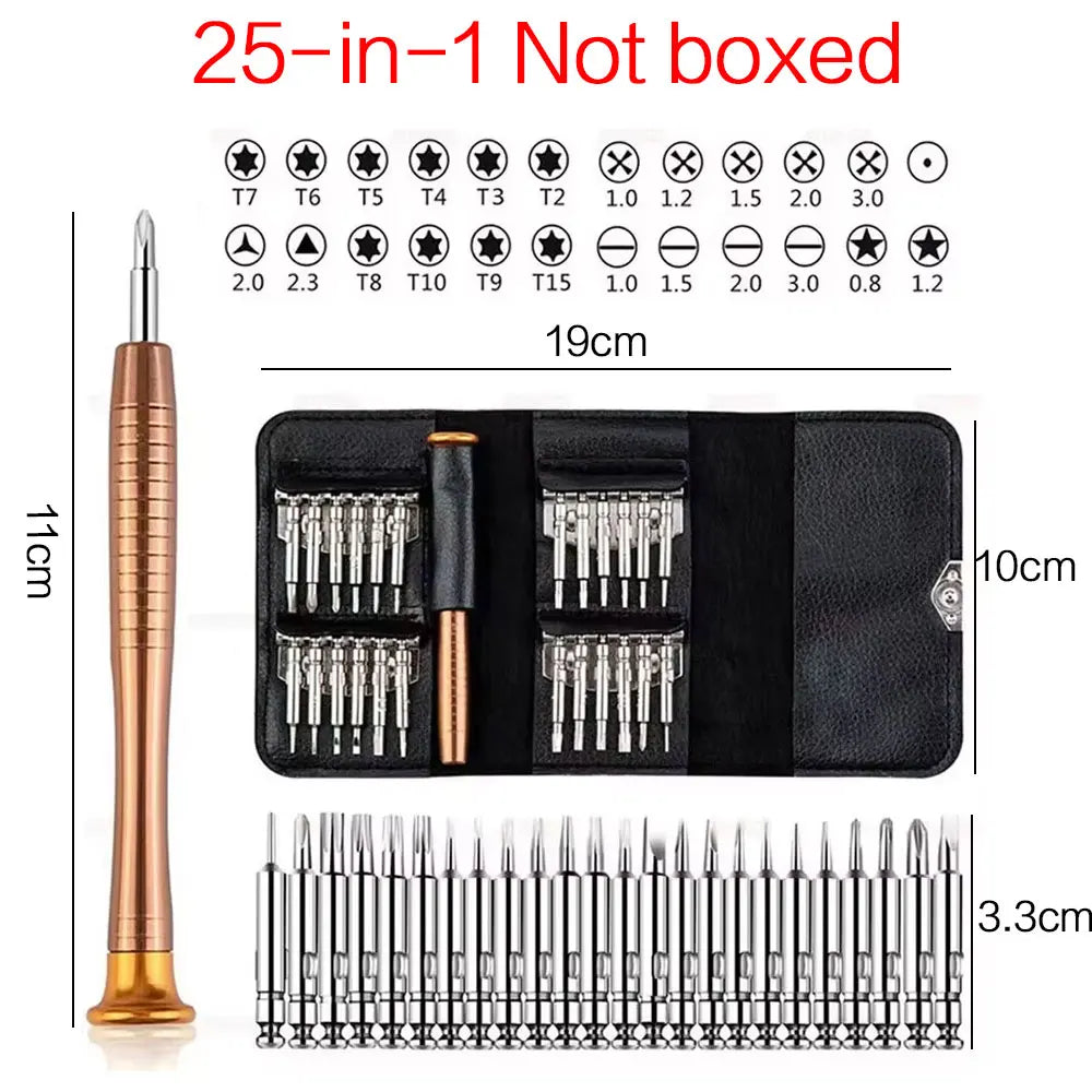 Precision Screwdriver Set, Laptop Tool Kit, 152/25 in 1 Professional Computer Screwdriver Repair Kit T5 T6 Torx Screwdriver