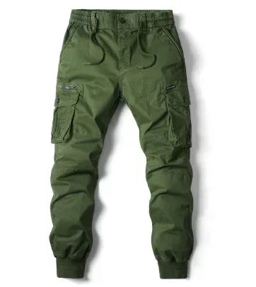 Men Military Tactical Pants Men Washed Overalls Men Beam Pants Male Streetwear Casual Cargo Pants for Men Trousers