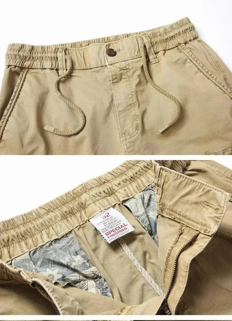 Men Military Tactical Pants Men Washed Overalls Men Beam Pants Male Streetwear Casual Cargo Pants for Men Trousers